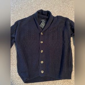 Knit cardigan - Navy Blue
